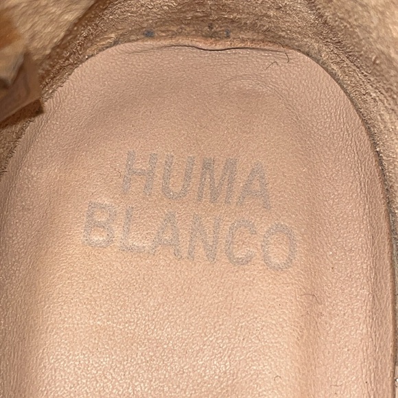 Huma Blanco pink suede embroidered flats size 10 - Picture 6 of 11